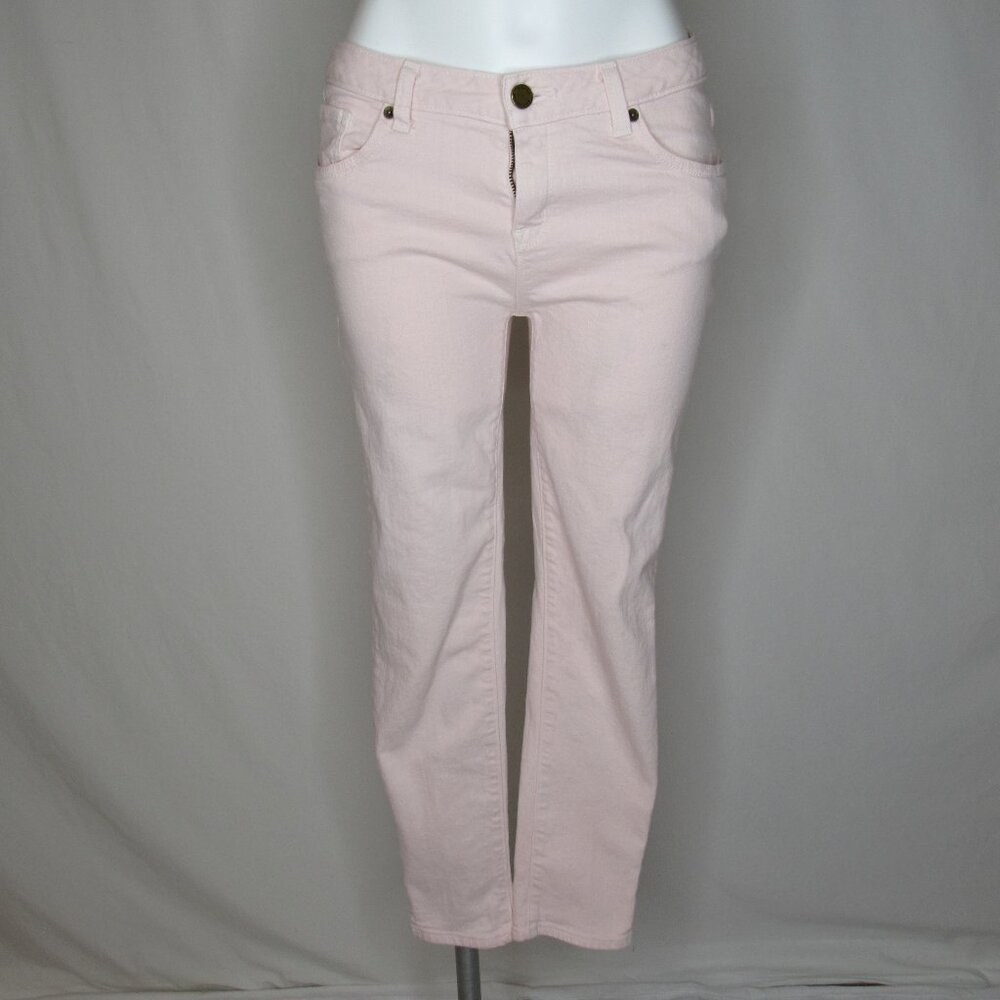 Michael Kors Pink Crop Skinny Denim Jeans 26" Women's 4